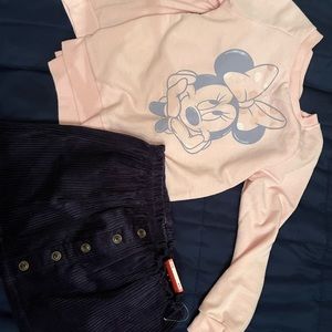 Minnie sweater and brand new skirt!